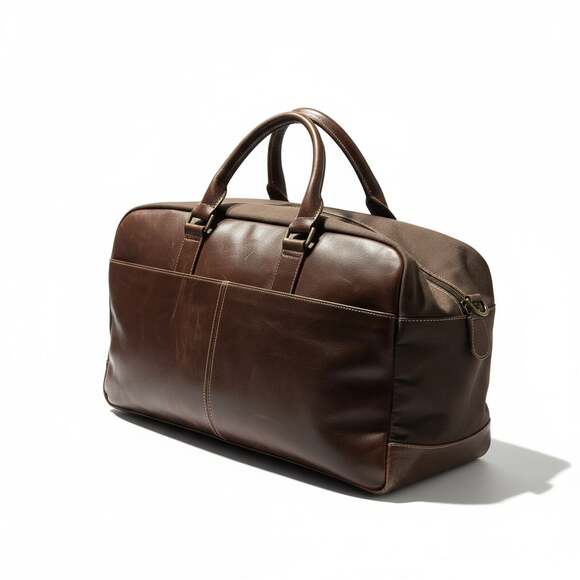 Boconi Nashville Garth Leather & Canvas Commuter Duffle Bag